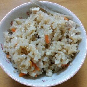 鶏ごぼうの炊き込みごはん